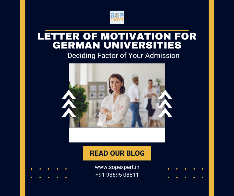 Letter of Motivation for German Universities