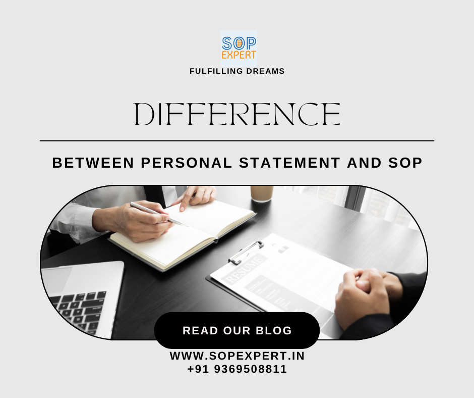Personal Statement vs SOP