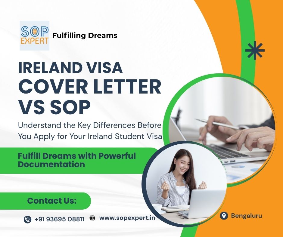 Ireland Visa Cover Letter vs SOP – Key Differences for Ireland Student Visa Application 2026